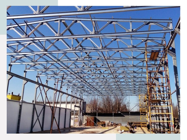 Строительство цехов в Анжеро-Судженск от 615 руб. под ключ