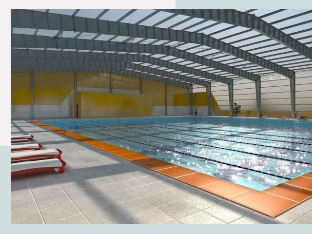 Строительство крытых бассейнов в Анжере-Судженске