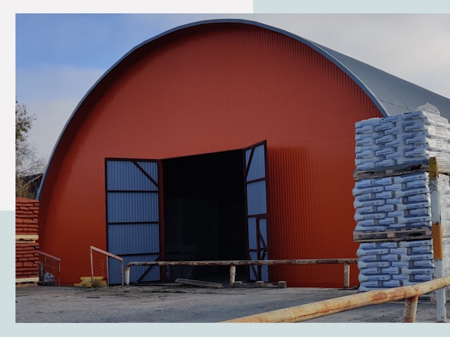 Полукруглые ангары по цене от 615 руб. в Анжеро-Судженск