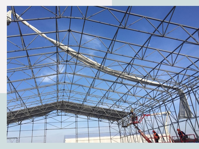 Шатровые ангары от 615 руб. в Анжере-Судженске и Кемеровской области