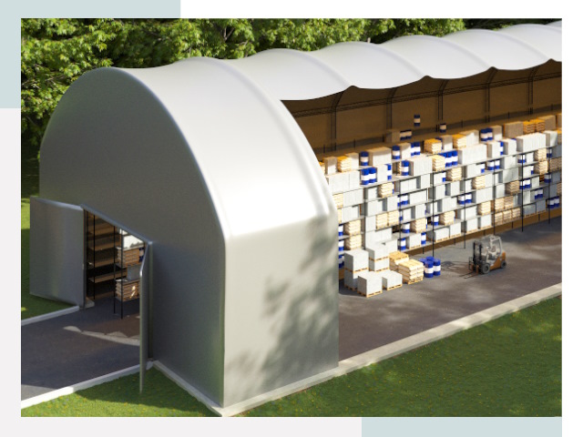 Тентовые ангары в Анжере-Судженске