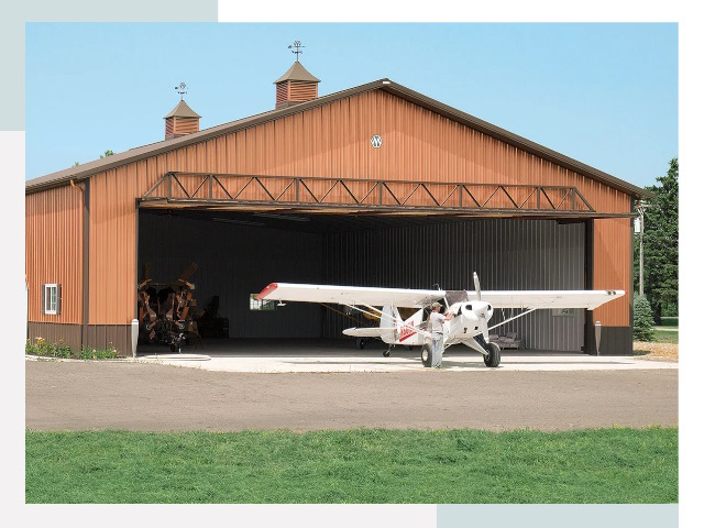 Ангары для самолетов в Анжере-Судженске