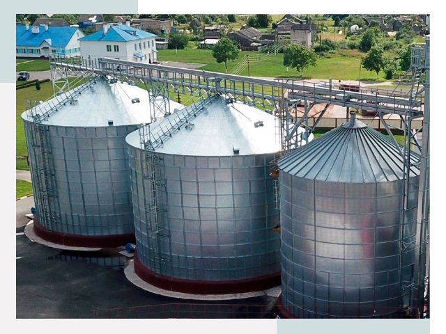 Металлические силосы в Анжере-Судженске