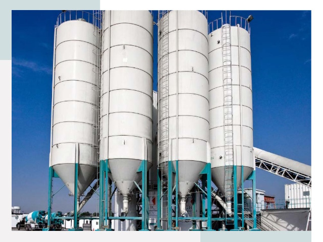 Строительство цементных силосов в Анжере-Судженске