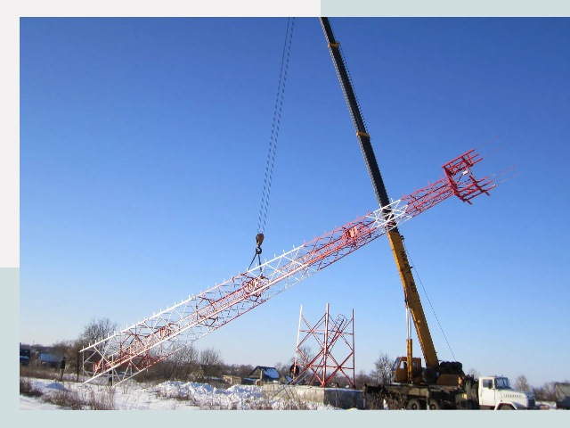 Строительство башен связи в Анжере-Судженске от 615 руб.