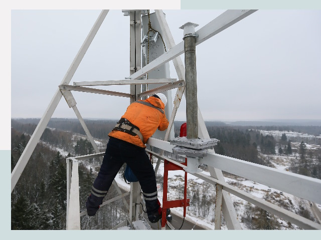 Монтаж вышек связи в Анжеро-Судженск от 615 руб. - Надежно и быстро