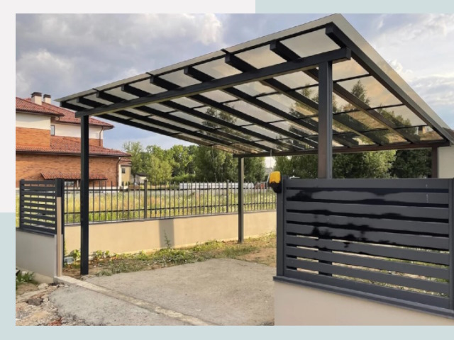 Металлические навесы в Анжеро-Судженск от 615 руб. за м²