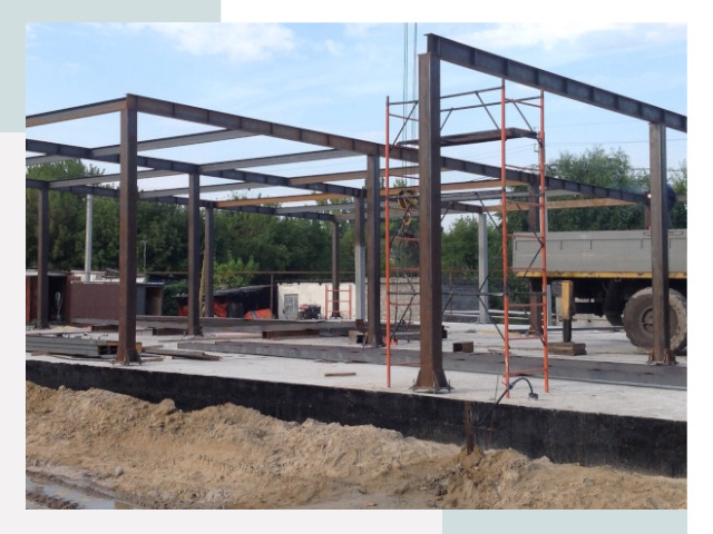 Фундамент для ангаров в Анжере-Судженске