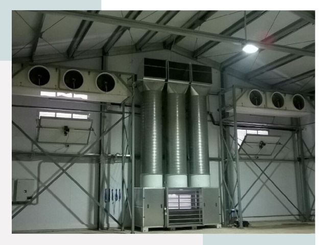 Инженерные системы для ангаров в Анжере-Судженске