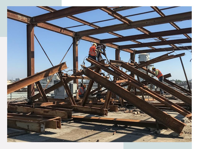 Демонтаж металлоконструкций в Анжере-Судженске от 615 руб.