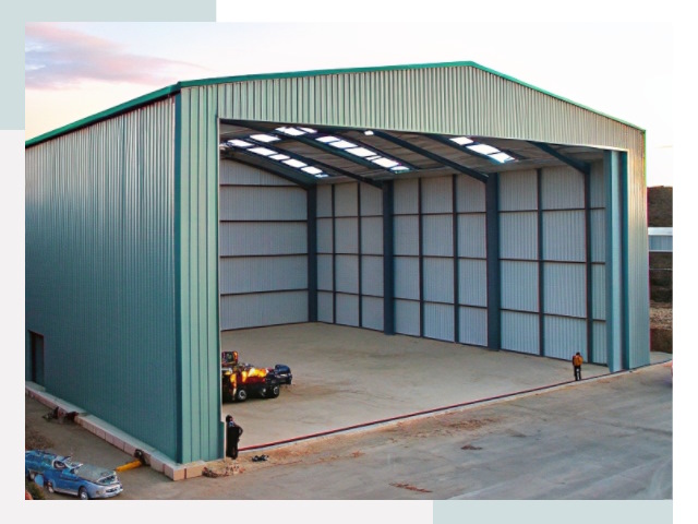 Строительство ангаров в Анжере-Судженске