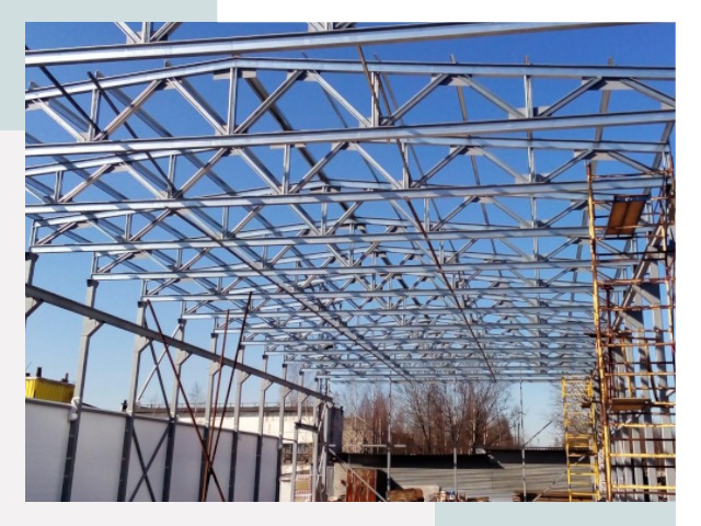 Металлокаркасы для складов в Анжере-Судженске