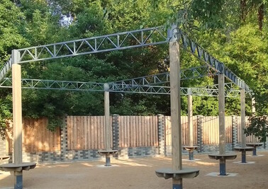 Терраса из металлоконструкций под ключ, проектирование, изготовление и монтаж от СтальСтрой-Нжр